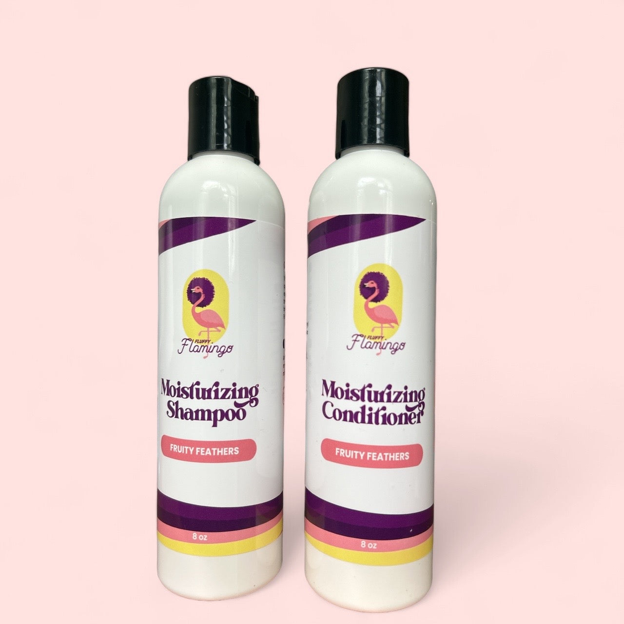 Fluffy Flamingo - Moisturizing Shampoo- 8.oz - "Fruity Feathers"